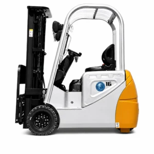 three wheeled 1.6 ton electric forklift