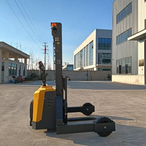 Full Electric Off Road Stand On Stacker