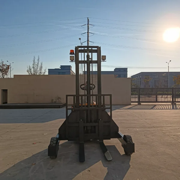 Full Electric Off Road Stand On Stacker